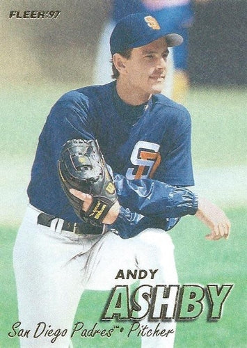 #456 Andy Ashby - San Diego Padres - 1997 Fleer Baseball