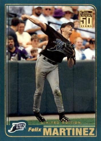 #456 Felix Martinez - Tampa Bay Devil Rays - 2001 Topps Baseball