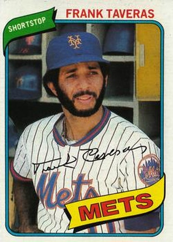 #456 Frank Taveras - New York Mets - 1980 Topps Baseball
