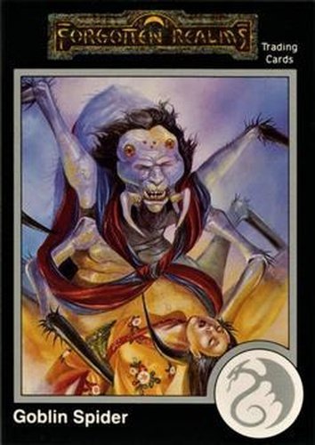 #457 Goblin Spider - 1991 TSR Advanced Dungeons & Dragons - Silver