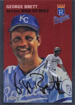 #457 George Brett - Kansas City Royals - 2023 Topps Chrome Platinum Anniversary Baseball