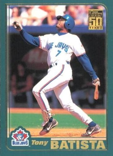 #457 Tony Batista - Toronto Blue Jays - 2001 Topps Baseball