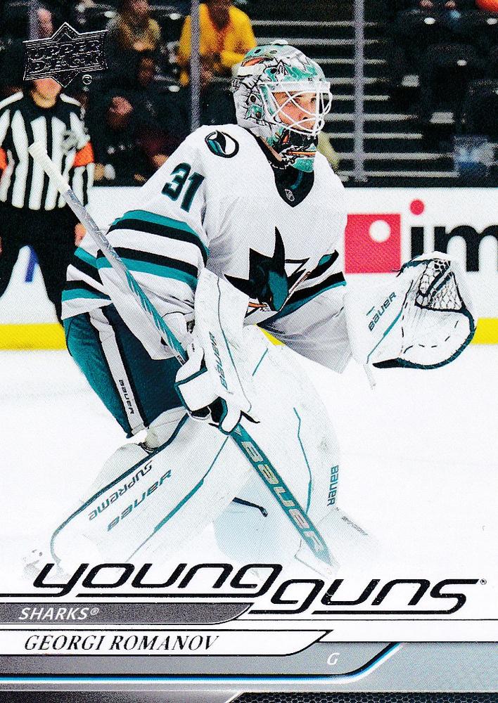 #457 Georgi Romanov - San Jose Sharks - 2024-25 Upper Deck Hockey