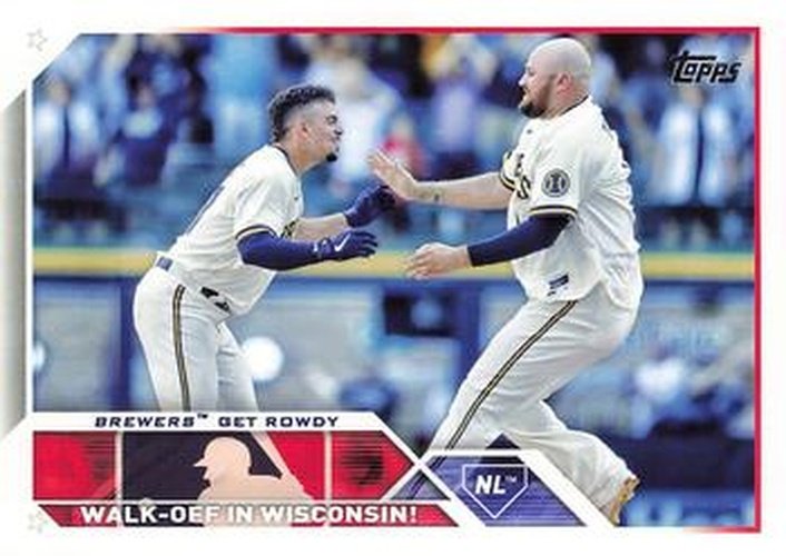 #457 Brewers Get Rowdy - Milwaukee Brewers - 2023 Topps Baseball