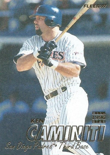 #457 Ken Caminiti - San Diego Padres - 1997 Fleer Baseball