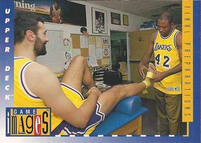 #457 James Worthy / Vlade Divac GI - Los Angeles Lakers - 1993-94 Upper Deck Basketball