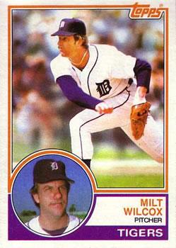 #457 Milt Wilcox - Detroit Tigers - 1983 Topps Baseball