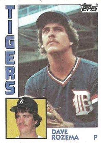 #457 Dave Rozema - Detroit Tigers - 1984 Topps Baseball