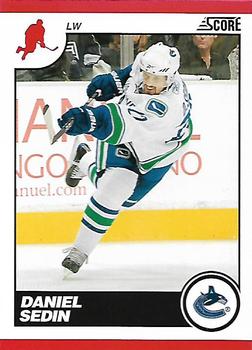 #457 Daniel Sedin - Vancouver Canucks - 2010-11 Score Hockey