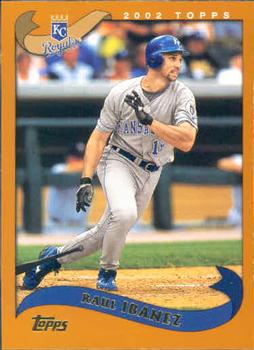 #458 Raul Ibanez - Kansas City Royals - 2002 Topps Baseball