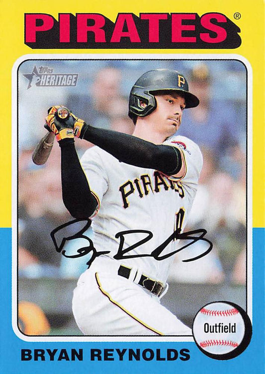 #458 Bryan Reynolds - Pittsburgh Pirates - 2024 Topps Heritage Baseball