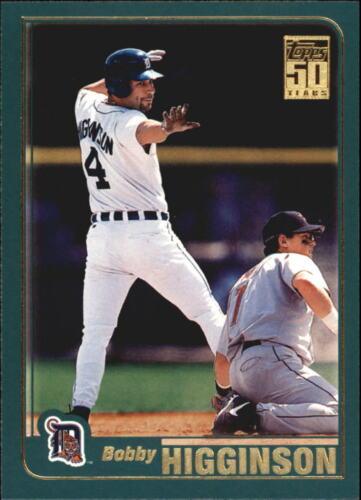 #458 Bobby Higginson - Detroit Tigers - 2001 Topps Baseball