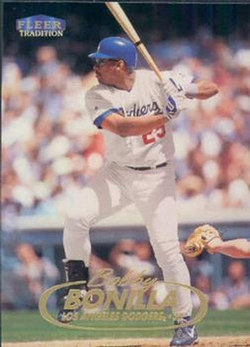 #458 Bobby Bonilla - Los Angeles Dodgers - 1998 Fleer Tradition Baseball
