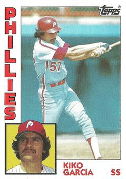 #458 Kiko Garcia - Philadelphia Phillies - 1984 Topps Baseball
