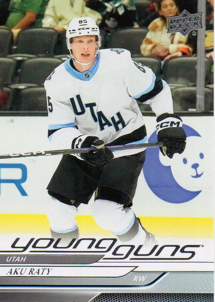 #458 Aku Raty - Utah Hockeyub - 2024-25 Upper Deck Hockey