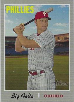 #458c Rhys Hoskins - Philadelphia Phillies - 2019 Topps Heritage Baseball
