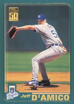 #459 Jeff D'Amico - Kansas City Royals - 2001 Topps Baseball