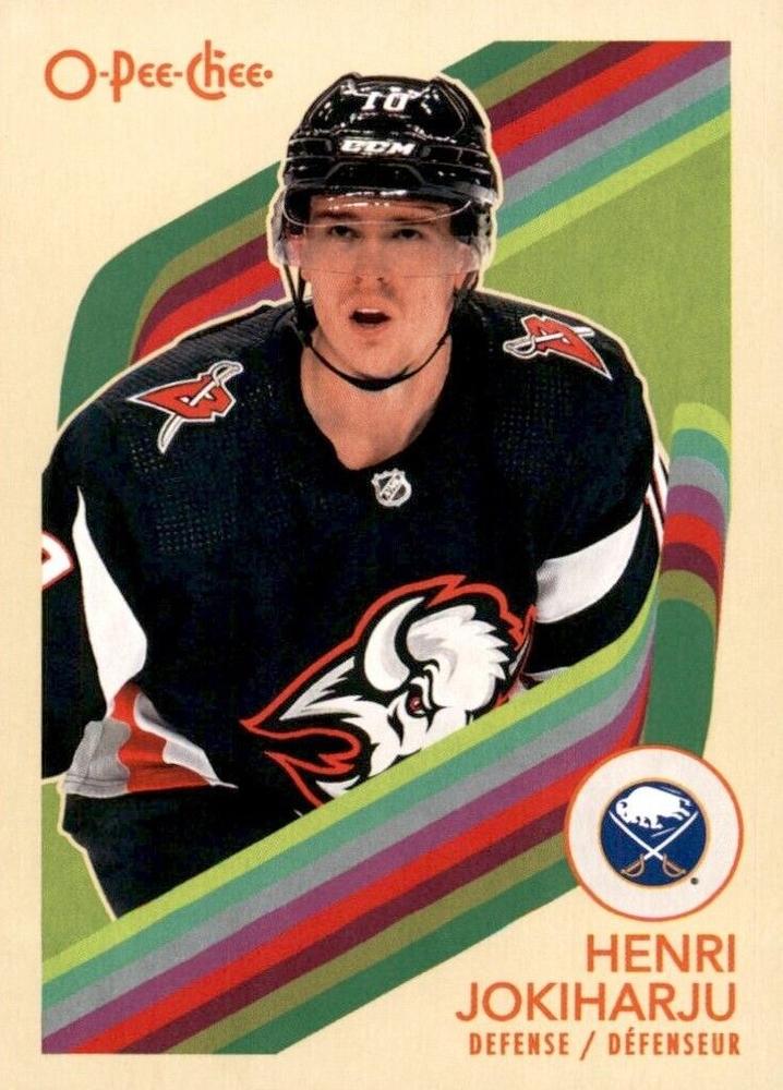 #459 Henri Jokiharju - Buffalo Sabres - 2023-24 O-Pee-Chee - Retro Hockey
