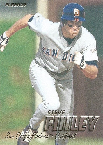 #459 Steve Finley - San Diego Padres - 1997 Fleer Baseball