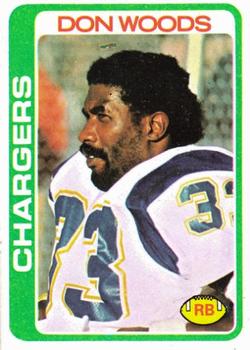 #459 Don Woods - San Diego Chargers - 1978 Topps Football