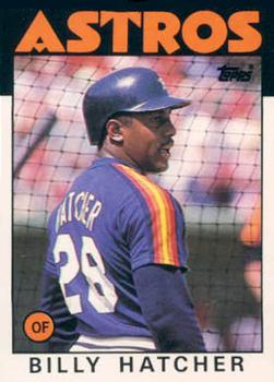 #45T Billy Hatcher - Houston Astros - 1986 Topps Traded Baseball