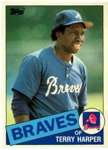 #45T Terry Harper - Atlanta Braves - 1985 Topps Traded Baseball