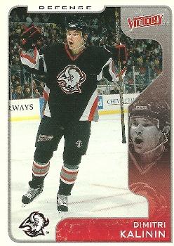 #45 Dimitri Kalinin - Buffalo Sabres - 2001-02 Upper Deck Victory Hockey