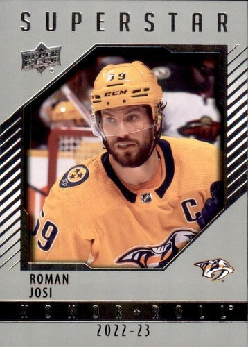 #HR-45 Roman Josi - Nashville Predators - 2022-23 Upper Deck - Honor Roll Hockey