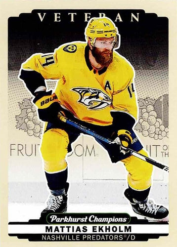 #45 Mattias Ekholm - Nashville Predators - 2022-23 Parkhurst Champions Hockey