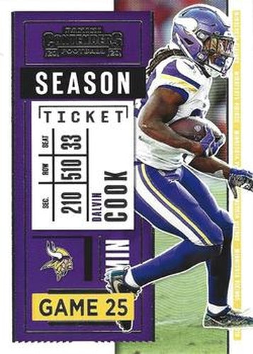 #45 Dalvin Cook - Minnesota Vikings - 2020 Panini Contenders Football