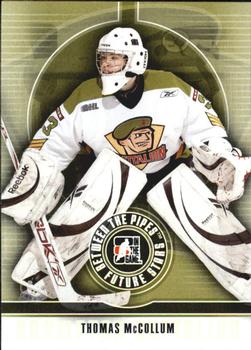 #45 Thomas McCollum - Brampton Battalion - 2008-09 In The Game Between The Pipes Hockey