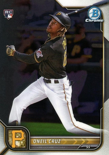 #45 Oneil Cruz - Pittsburgh Pirates - 2022 Bowman Chrome Baseball