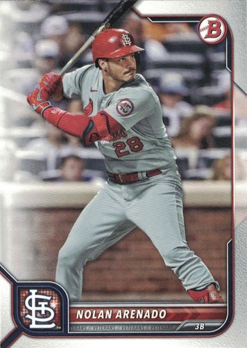 #45 Nolan Arenado - St. Louis Cardinals - 2022 Bowman Baseball