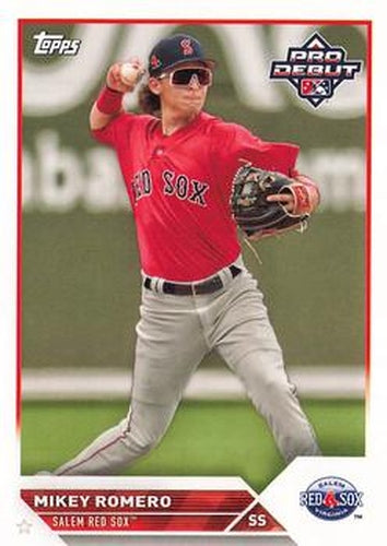 #PD-45 Mikey Romero - Salem Red Sox - 2023 Topps Pro Debut Baseball
