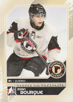#45 Ryan Bourque - Quebec Remparts - 2010-11 In The Game Heroes and Prospects Hockey