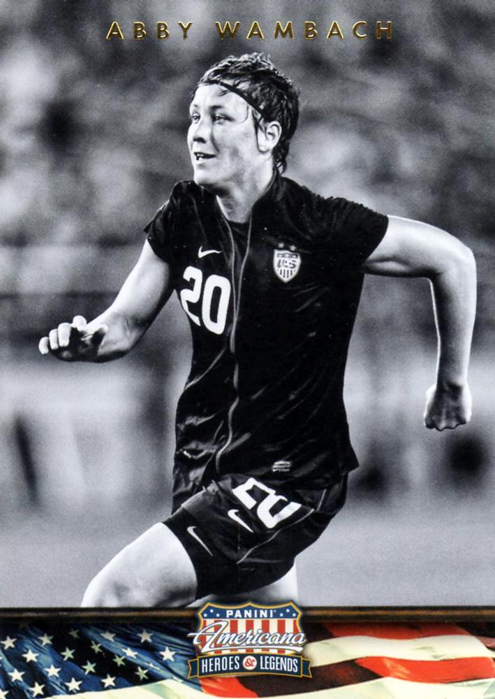 #45 Abby Wambach - 2012 Panini Americana Heroes & Legends