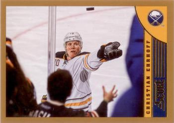 #45 Christian Ehrhoff - Buffalo Sabres - 2013-14 Score - Gold Hockey