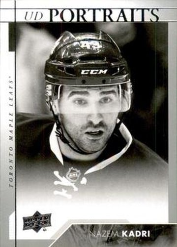 #P-45 Nazem Kadri - Toronto Maple Leafs - 2017-18 Upper Deck - UD Portraits Hockey