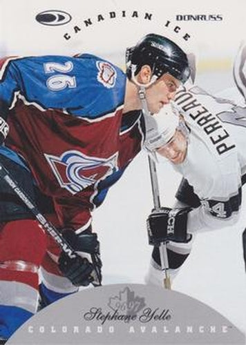 #45 Stephane Yelle - Colorado Avalanche - 1996-97 Donruss Canadian Ice Hockey
