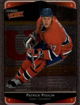 #45 Patrick Poulin - Montreal Canadiens - 1999-00 Upper Deck Ultimate Victory Hockey