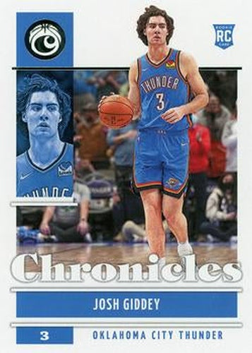 #45 Josh Giddey - Oklahoma City Thunder - 2021-22 Panini Chronicles Basketball