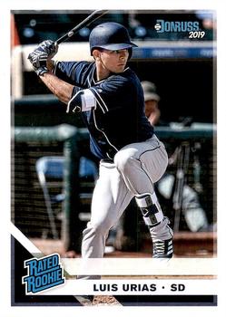 #45 Luis Urias - San Diego Padres - 2019 Donruss Baseball