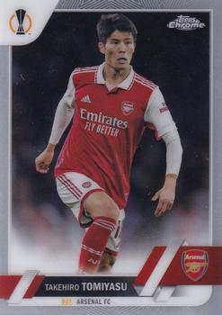 #45 Takehiro Tomiyasu - Arsenal FC - 2022-23 Topps Chrome UEFA Club Competitions Soccer
