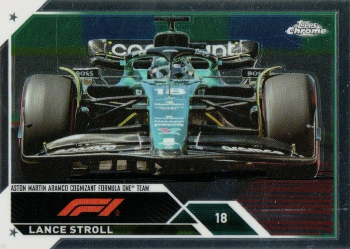 #45 Lance Stroll - Aston Martin Aramco Cognizant F1 Team - 2023 Topps Chrome Formula 1 Racing