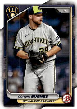 #45 Corbin Burnes - Milwaukee Brewers - 2024 Bowman Baseball