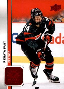 #45 Renata Fast - Canada - 2023 Upper Deck Team Canada Juniors - Red Foil Hockey