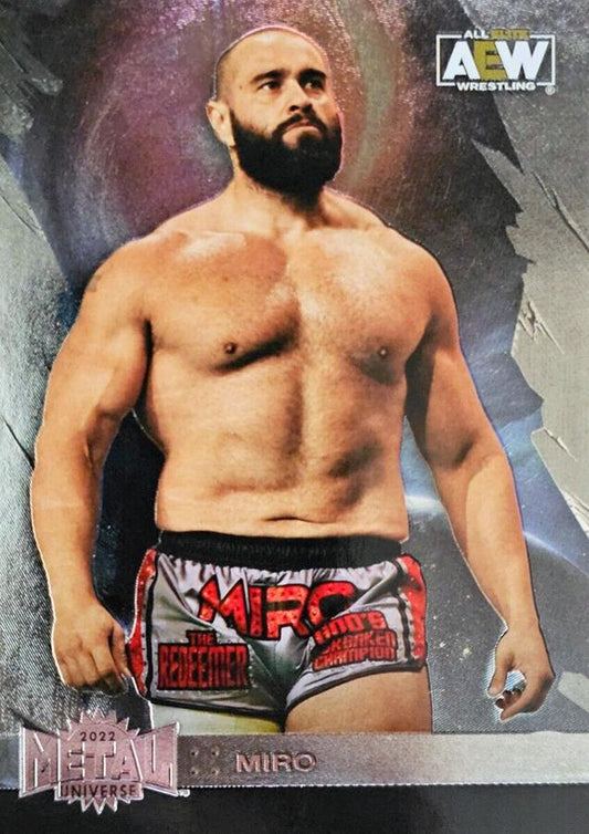 #45 Miro - 2022 SkyBox Metal Universe AEW Wrestling