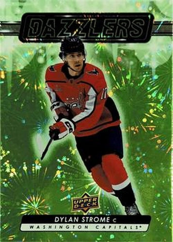 #DZ-45 Dylan Strome - Washington Capitals - 2023-24 Upper Deck - Dazzlers Green Hockey