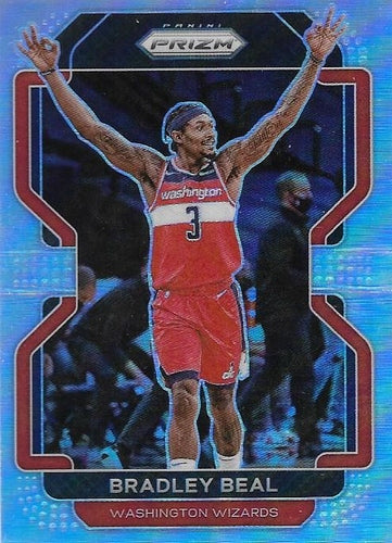 #45 Bradley Beal - Washington Wizards - 2021-22 Panini Prizm - Silver Basketball