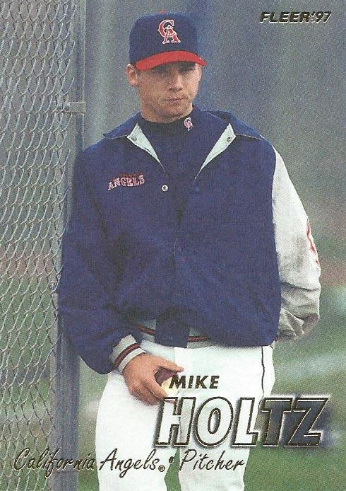 #45 Mike Holtz - California Angels - 1997 Fleer Baseball